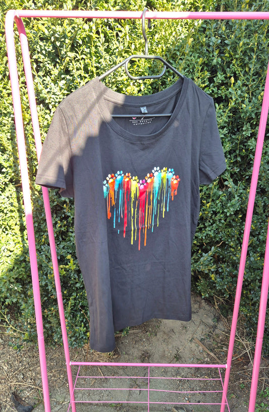 Tshirt, Pfoten abdrücke